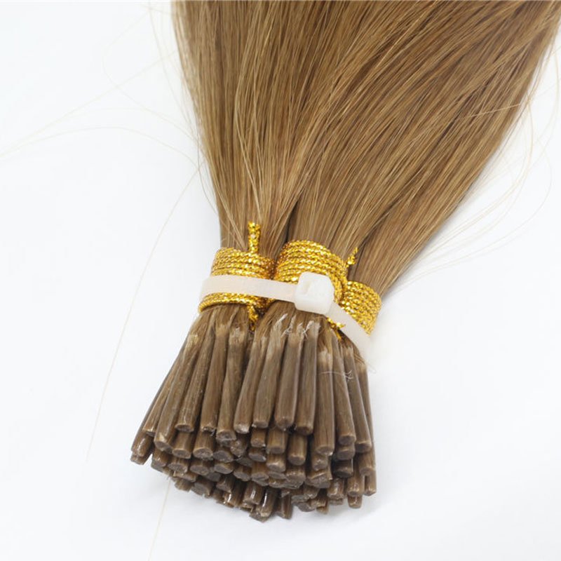 High Quality Russian Hair I Tip Keratin Hair Extensions, Straight I Tip Pre-Bonded Hair Extensions