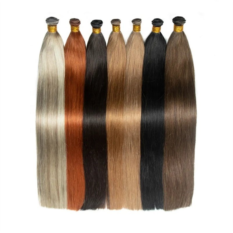 100% double drawn raw I/flat u tip keratin bonded human hair extensions european u tip hair extensions human hairs