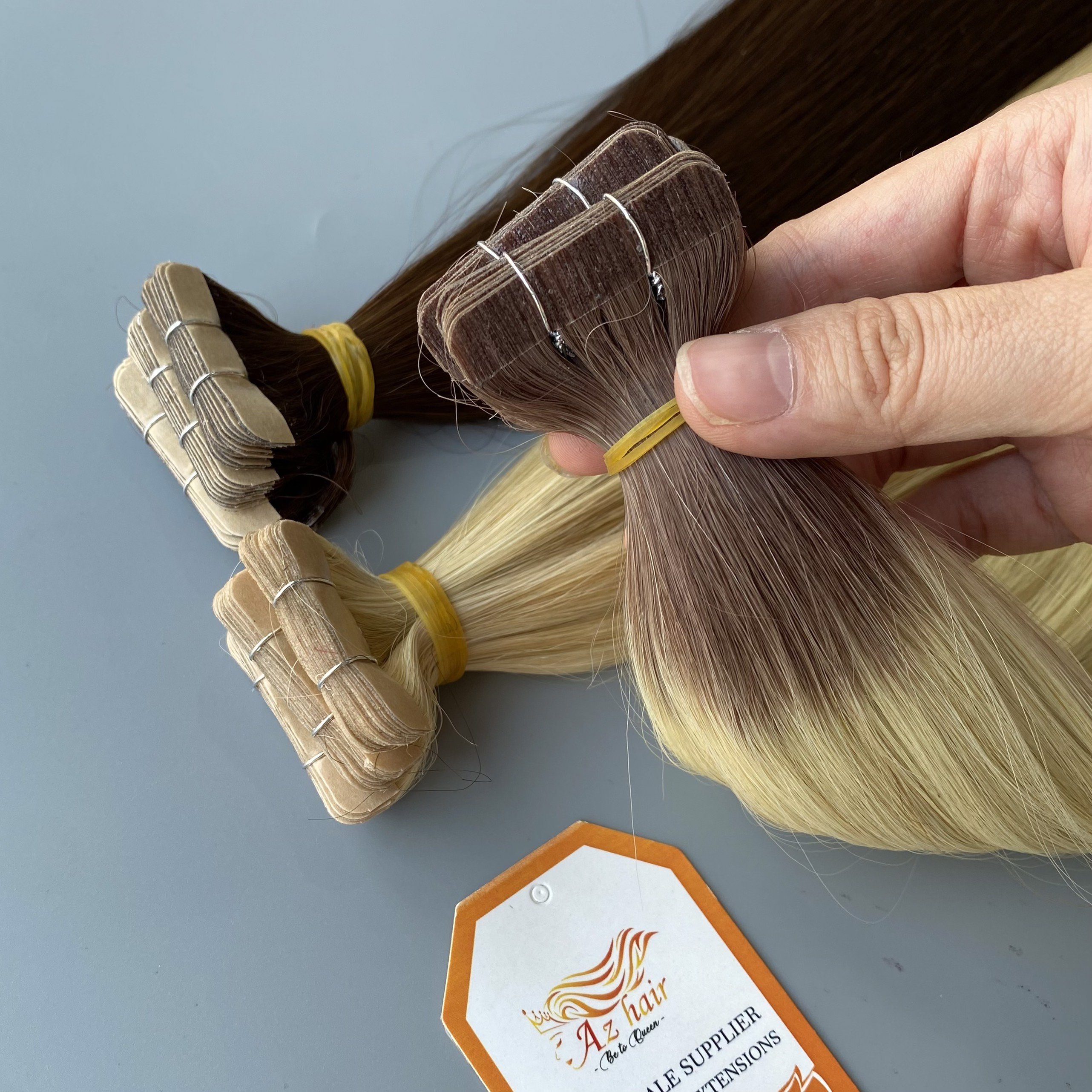 Factory Price Top Quality Silky Straight Remy Hair Bond Vendors Virgin Tape Human Hair Extensions Sale