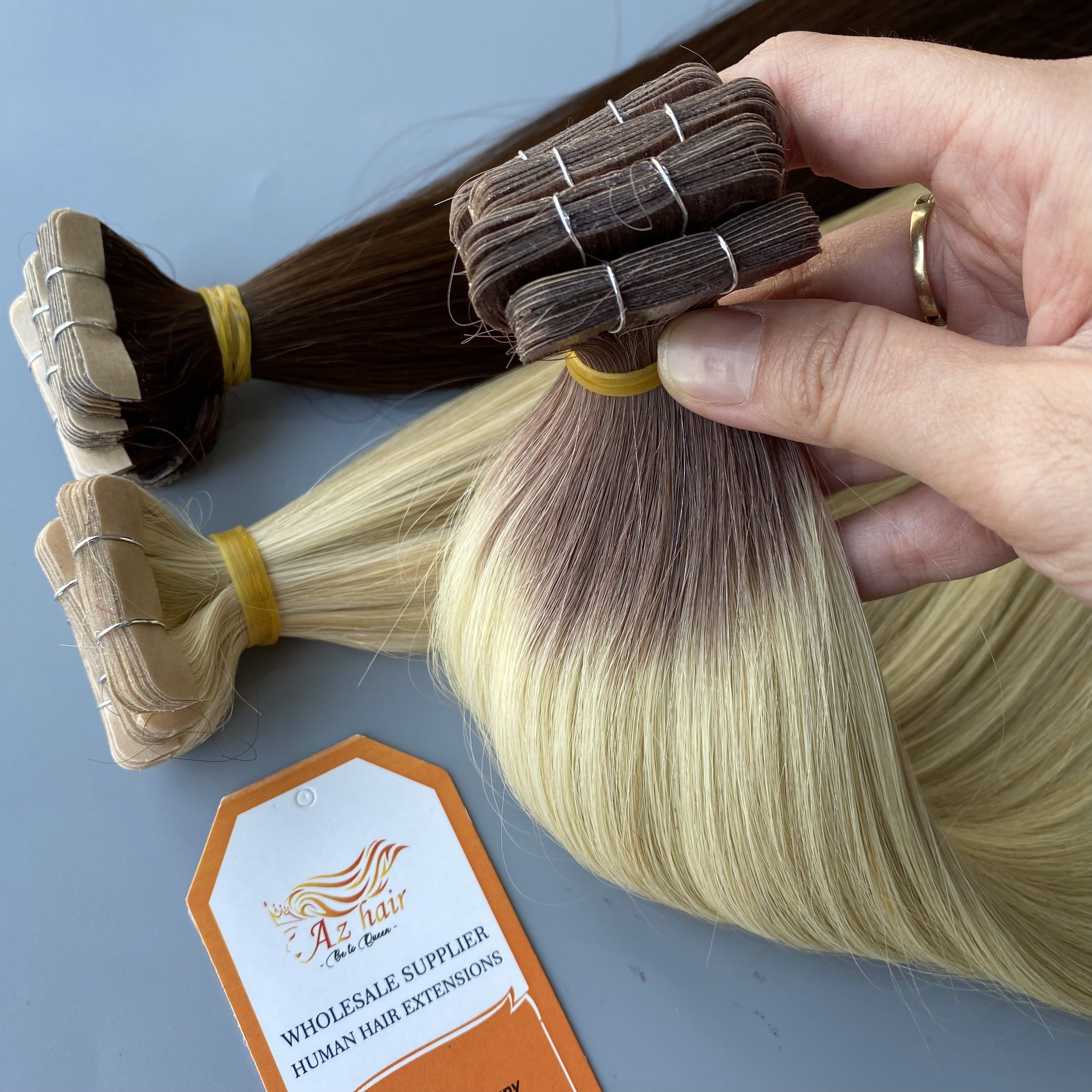 Factory Price Top Quality Silky Straight Remy Hair Bond Vendors Virgin Tape Human Hair Extensions Sale