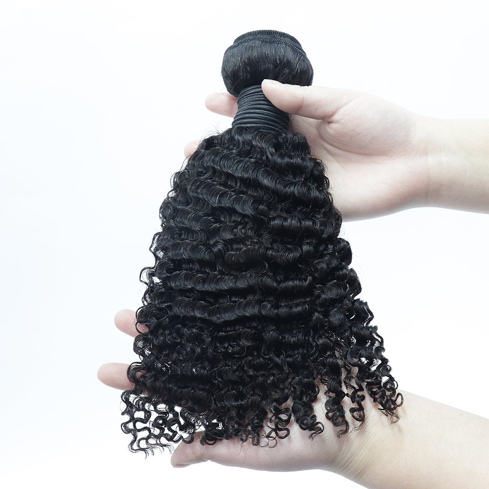 Wholesale Body Wave Human Hair Bundles Kindky Curly Virgin Hair Weaves 3 Packs with 1 Closure to Customize Lace Wigs Brazilian