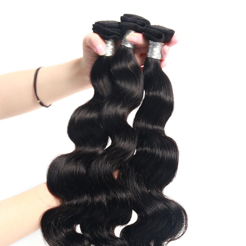 Wholesale Body Wave Human Hair Bundles Kindky Curly Virgin Hair Weaves 3 Packs with 1 Closure to Customize Lace Wigs Brazilian