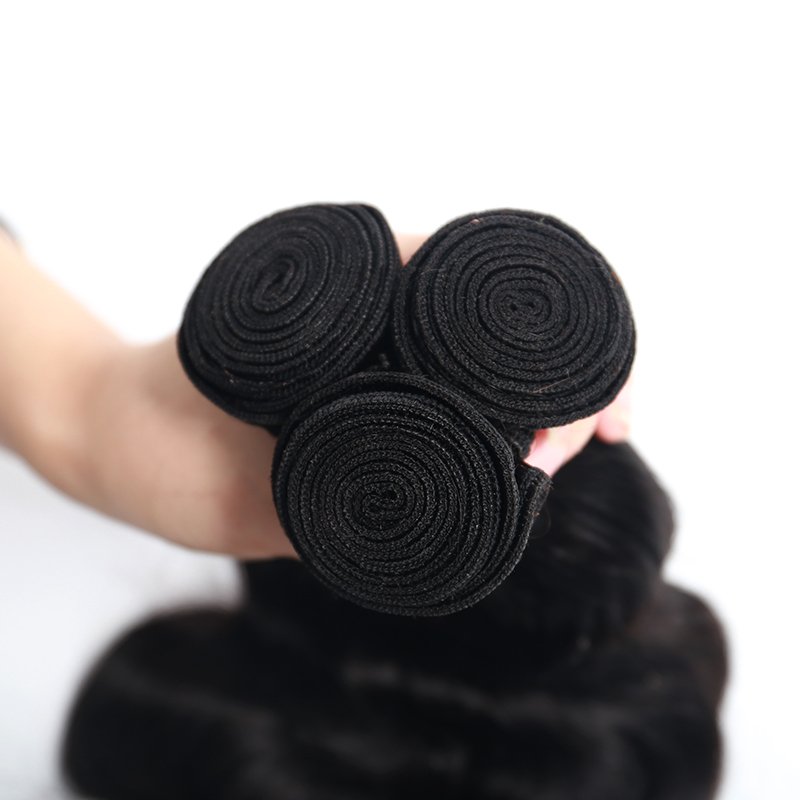 Wholesale Body Wave Human Hair Bundles Kindky Curly Virgin Hair Weaves 3 Packs with 1 Closure to Customize Lace Wigs Brazilian