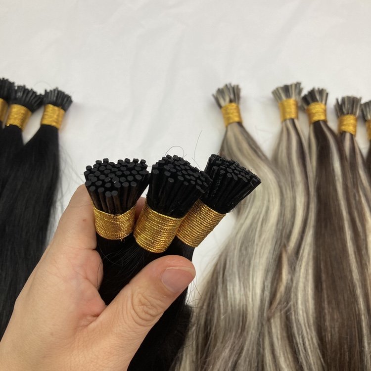 Wholesale Double Drawn Italian Prebonded I Tip U Tip Hair Extensions Virgin Keratin Human Hair Extension