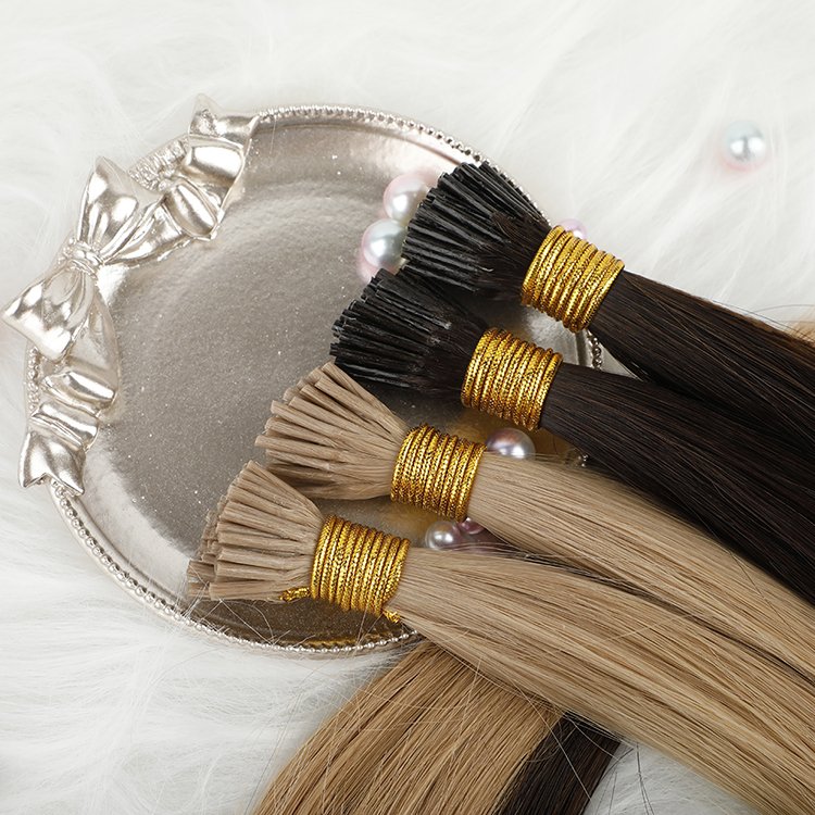 Best Quality Brazilian Blonde I Tip Hair Pre-Bonded Extension Human Hair