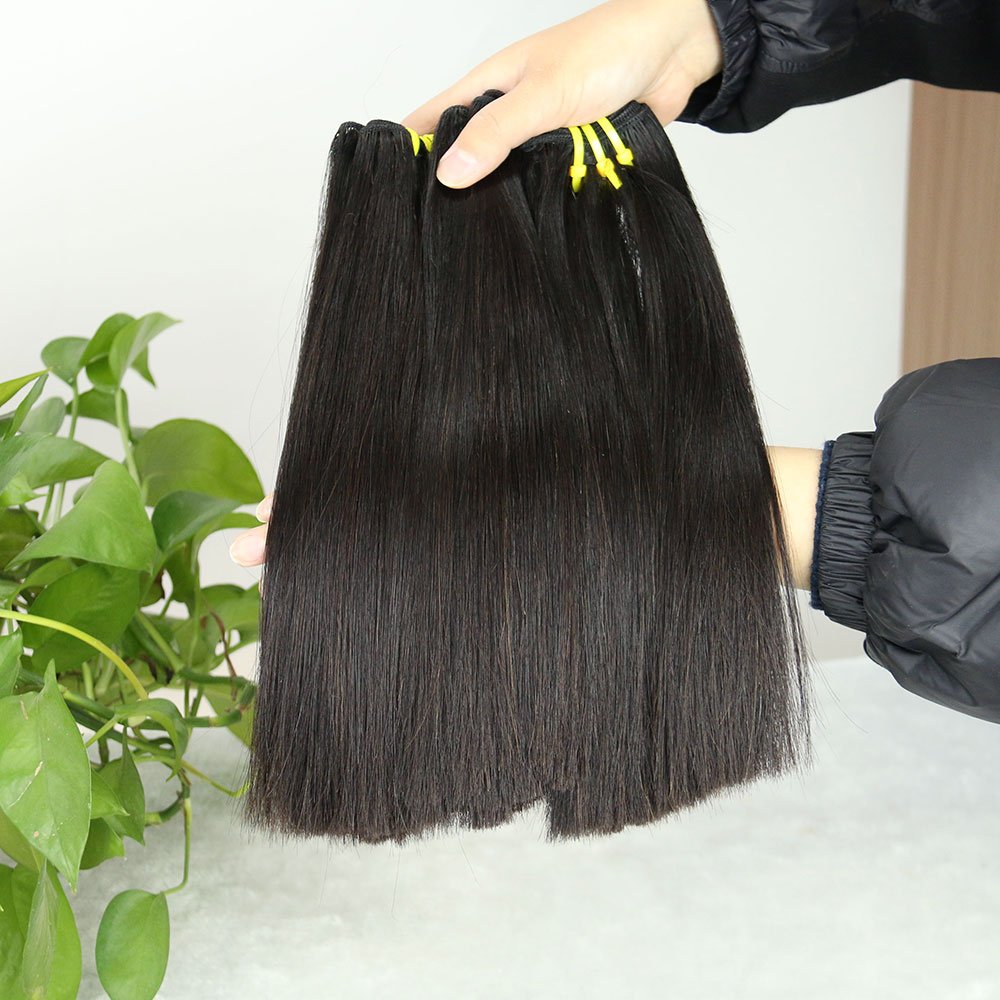 15A Grade Super Double Drawn Weft Raw Hair Bundles Vietnamese Virgin Human Hair Extensions Bone Straight Brazilian Hair