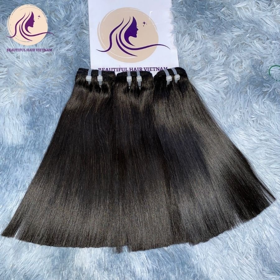New Collection Vietnam Hair Super Soft Bone Straight Virgin Premium Natural Hair Wigs,Human Hair Ponytails, Human Hair Extension