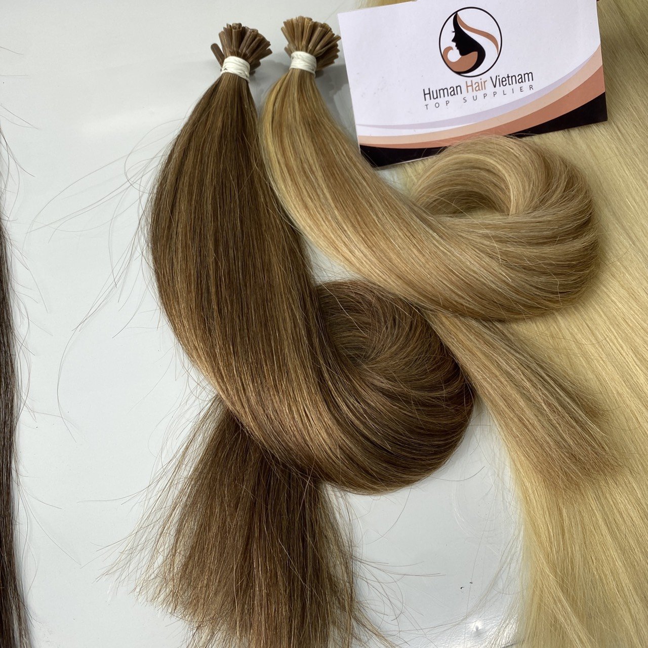 Wholesale Double Drawn Raw Vietnamese Raw Cuticle Remy Hair Keratin U Flat I Tip Human Hair Extensions