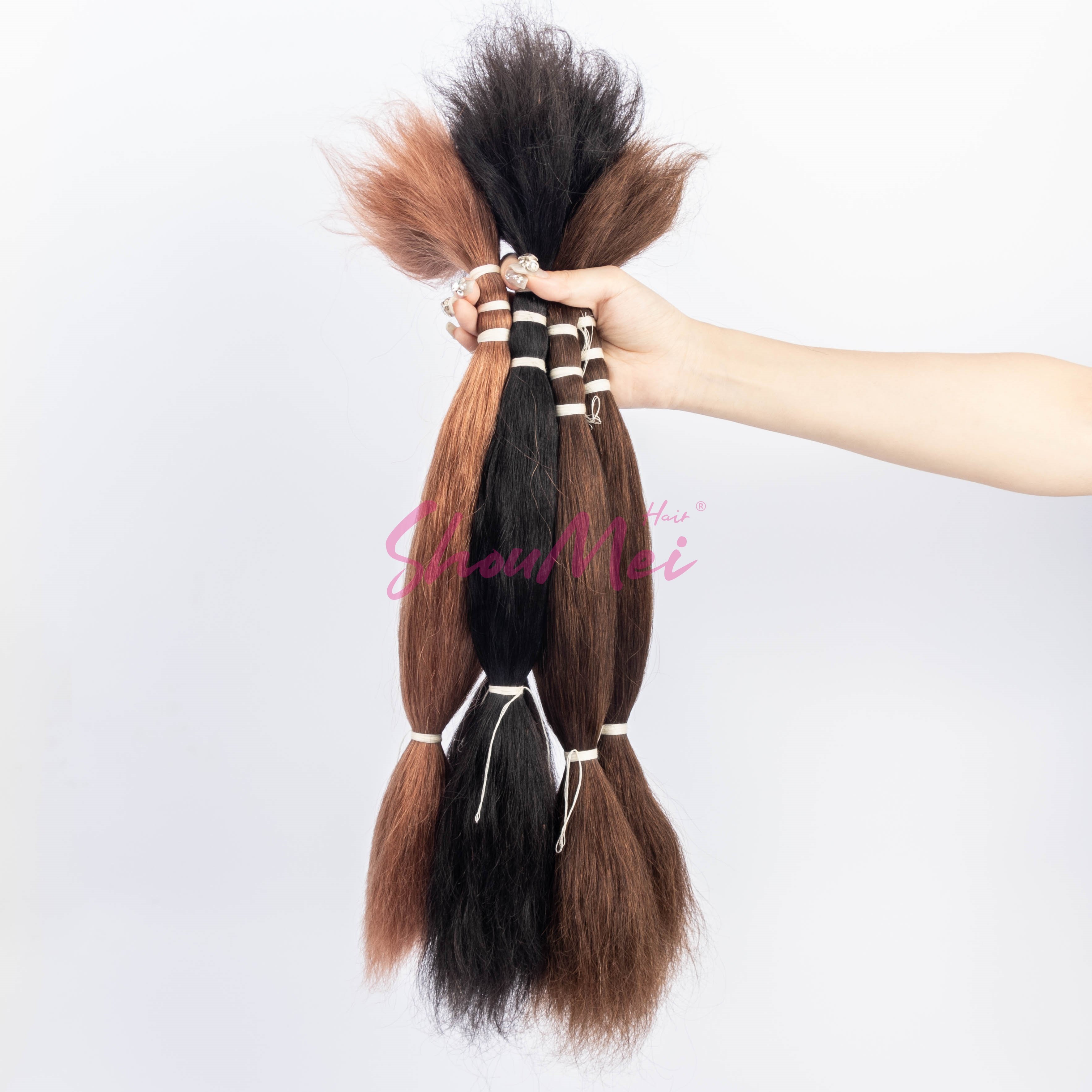 Hot Selling 12A Virgin Human Hair 10-30inch Goddess Knotless Bulk Human Hair For Boho Braids