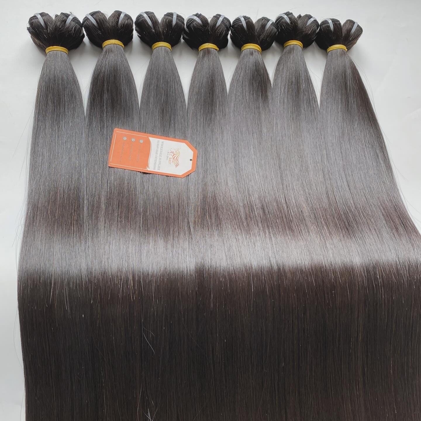 Various Color With Wholesale Price From Factory Raw Remy Vietnamese Human Hair Extensions Straight Machine Weft