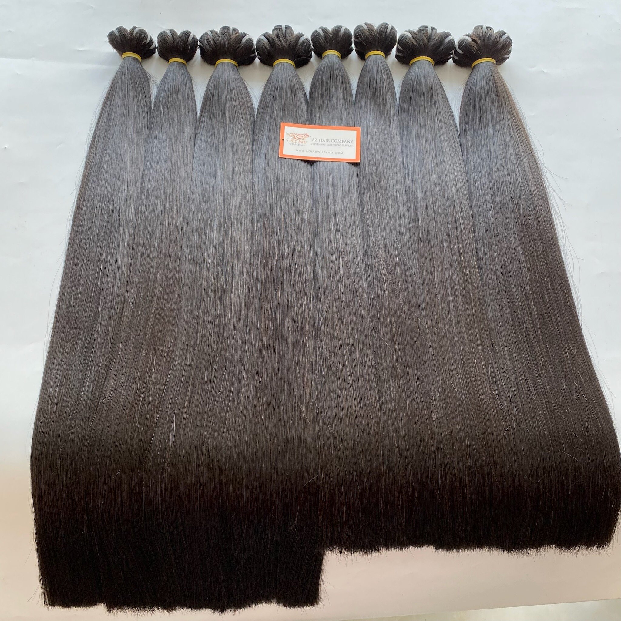 Various Color With Wholesale Price From Factory Raw Remy Vietnamese Human Hair Extensions Straight Machine Weft