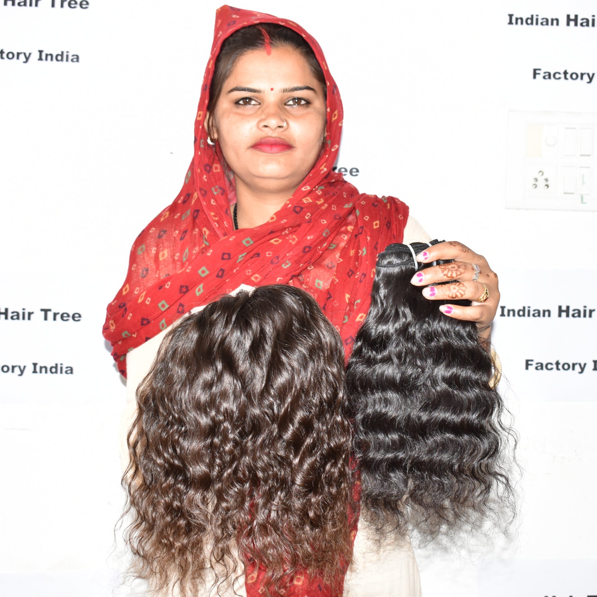Wholesale Raw Virgin Unprocessed Tight Curly Bundles No Tangle No Shedding Indian Temple genius weft Human Hair extensions