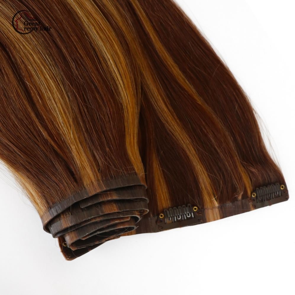 Modern Novel Design Wholesale Price 40 Inch Clip In Human Hair Extensions