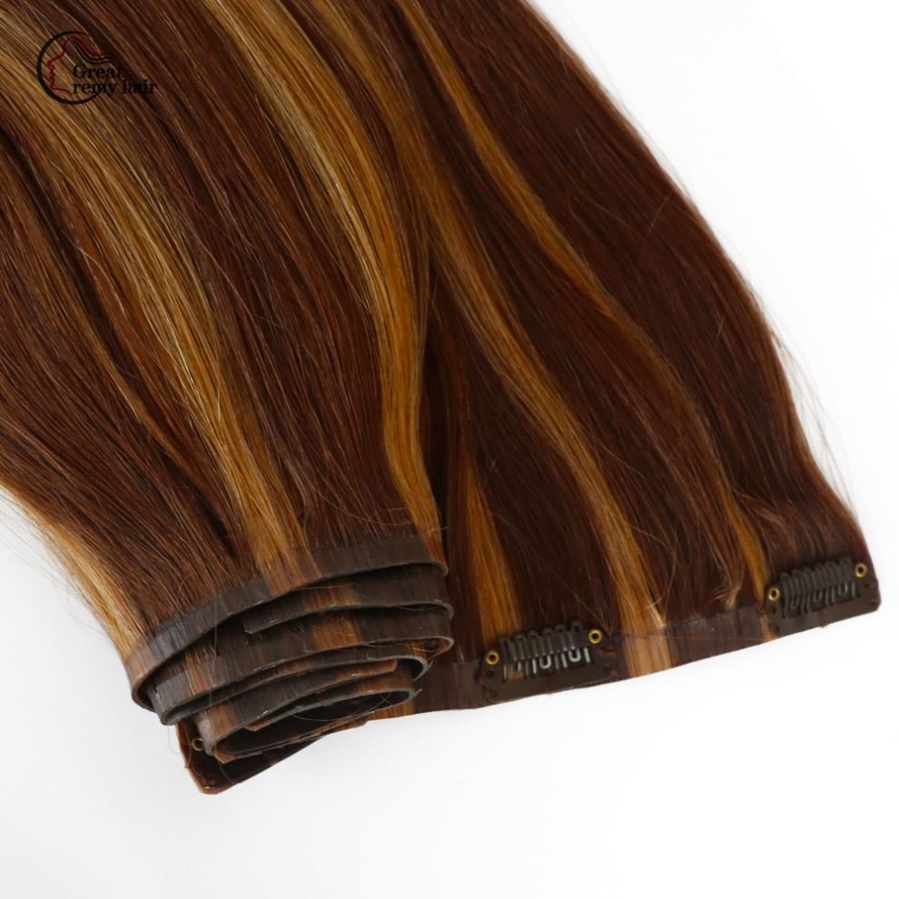 Modern Novel Design Wholesale Price 40 Inch Clip In Human Hair Extensions