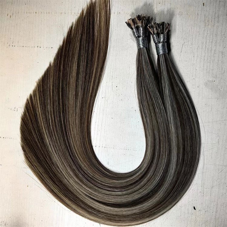 Wholesale Custom Double drawn 100% natural human hair black straight high quality raw virgin hair cuticle U tip hair extensions
