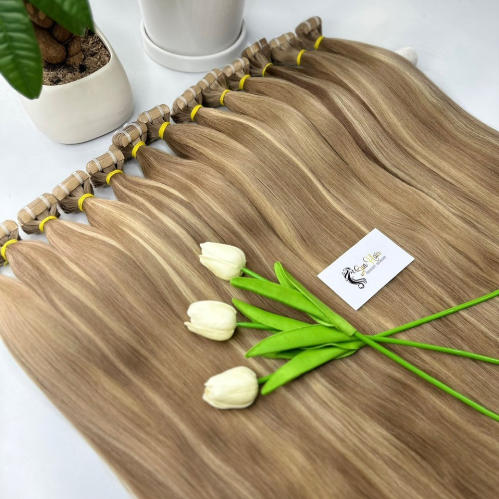 Factory Wholesale Colors Double Drawn 100% Viet Nam Human Hair Tape High Quality No Shedding No Tangle Human Hair Extensions