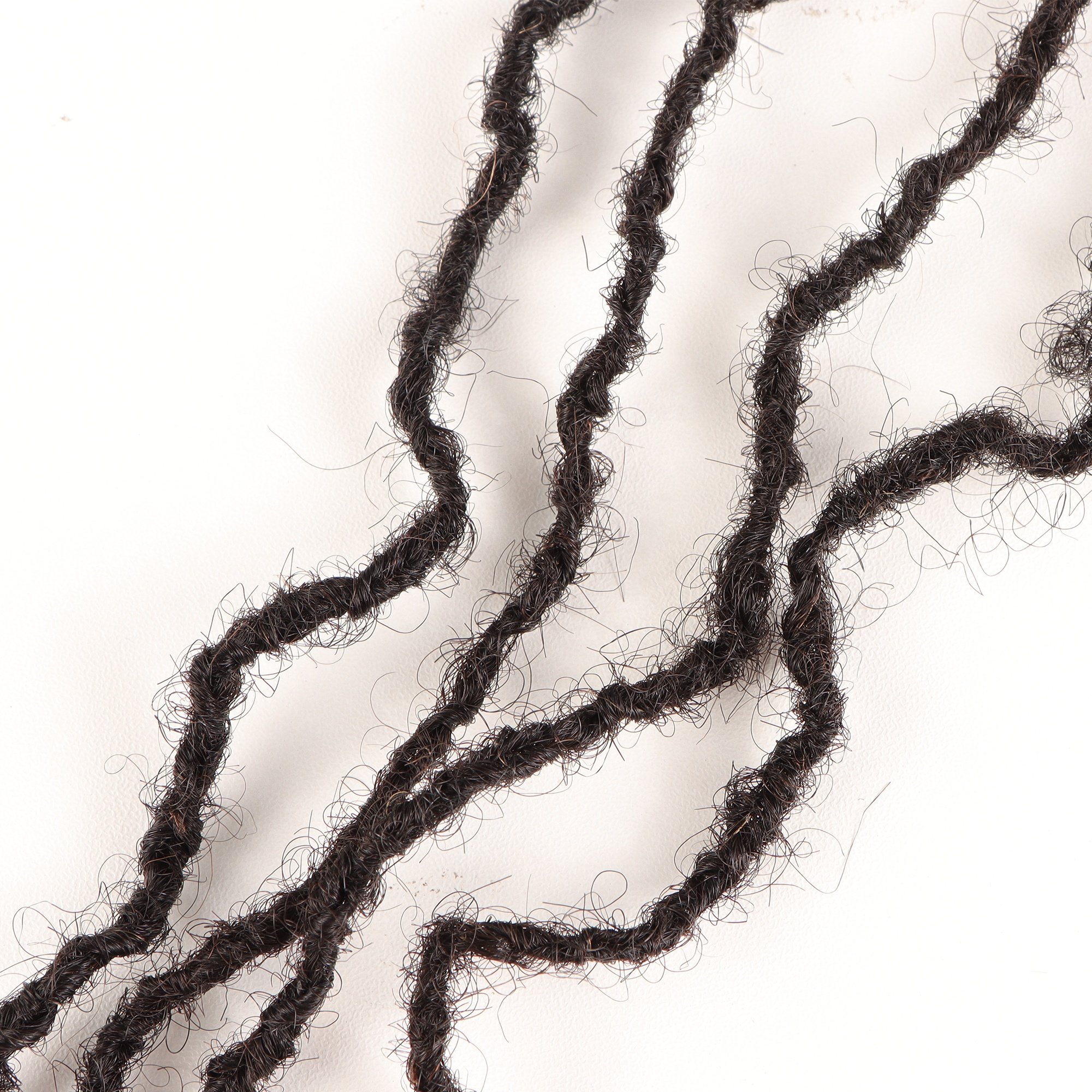 Orientdreads Interlocks Human hair Microlocks, Sisterlocks extensions 0.2-0.3cm