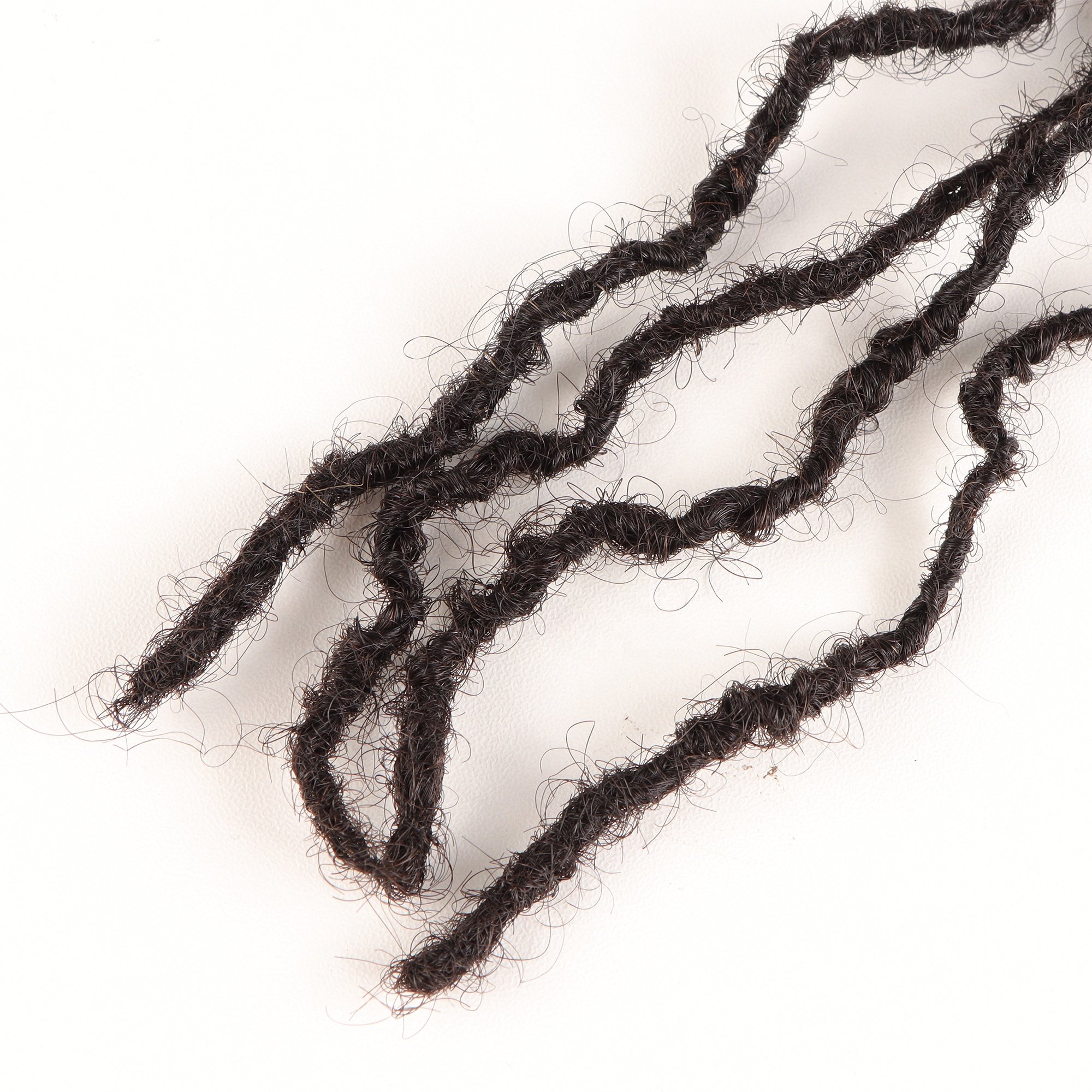 Orientdreads Interlocks Human hair Microlocks, Sisterlocks extensions 0.2-0.3cm