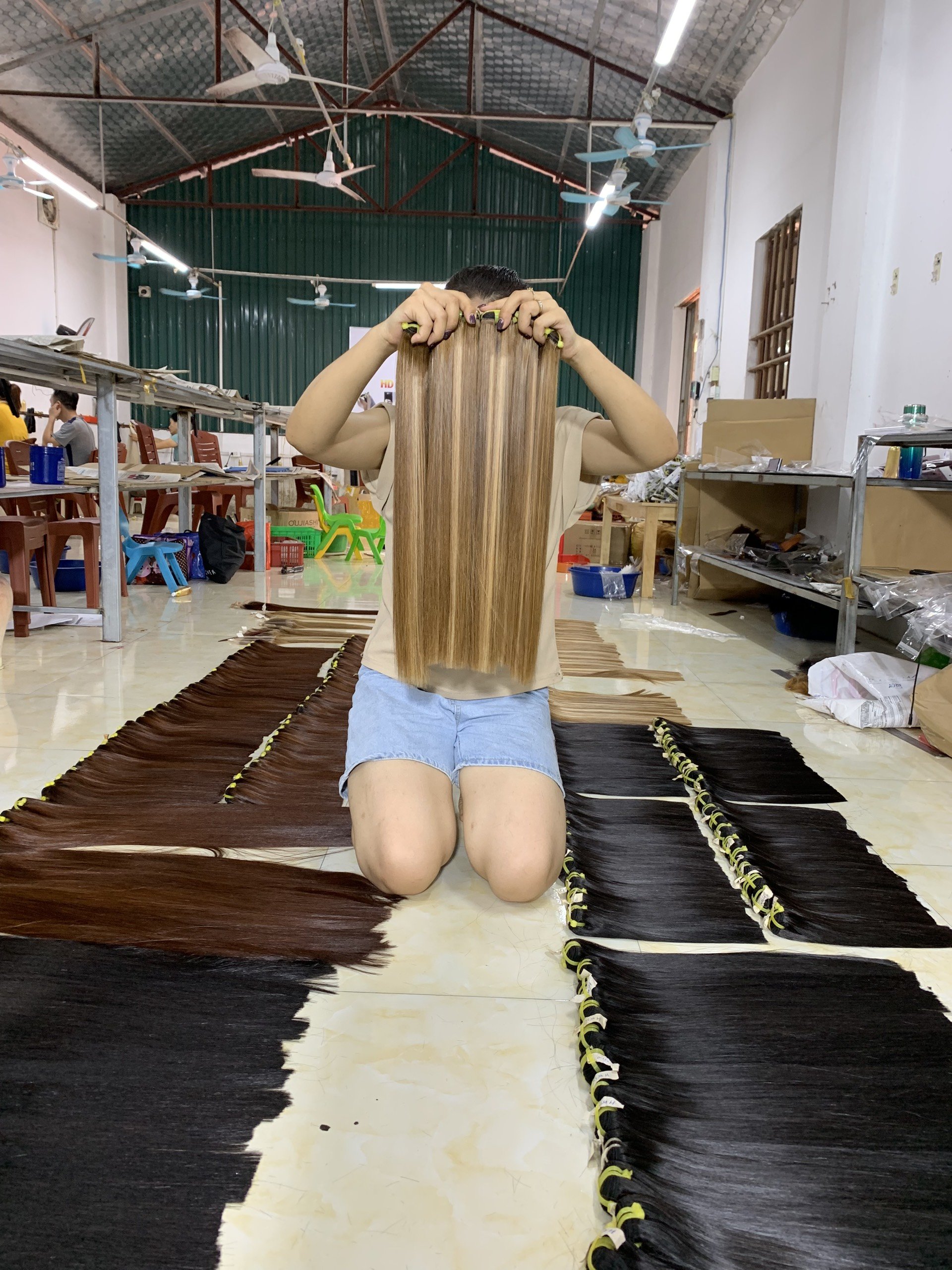 Wholesale Natural raw Vietnamese hair extensions 100% human hair