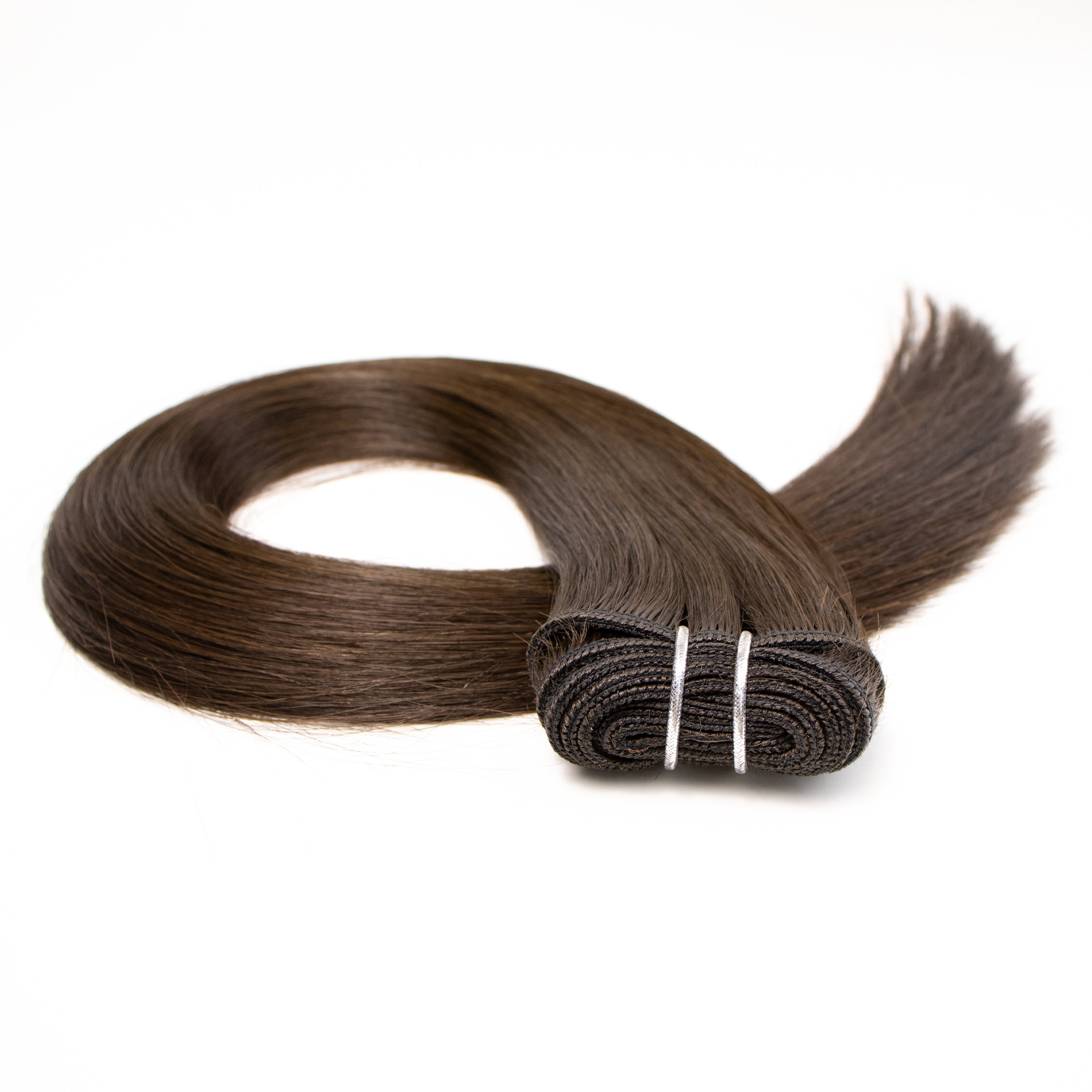 HOHO Machine Weft 100% Human Hair Extensions Bundles Virgin Human Hair Bundles Cuticle Aligned Double Weft Extensions