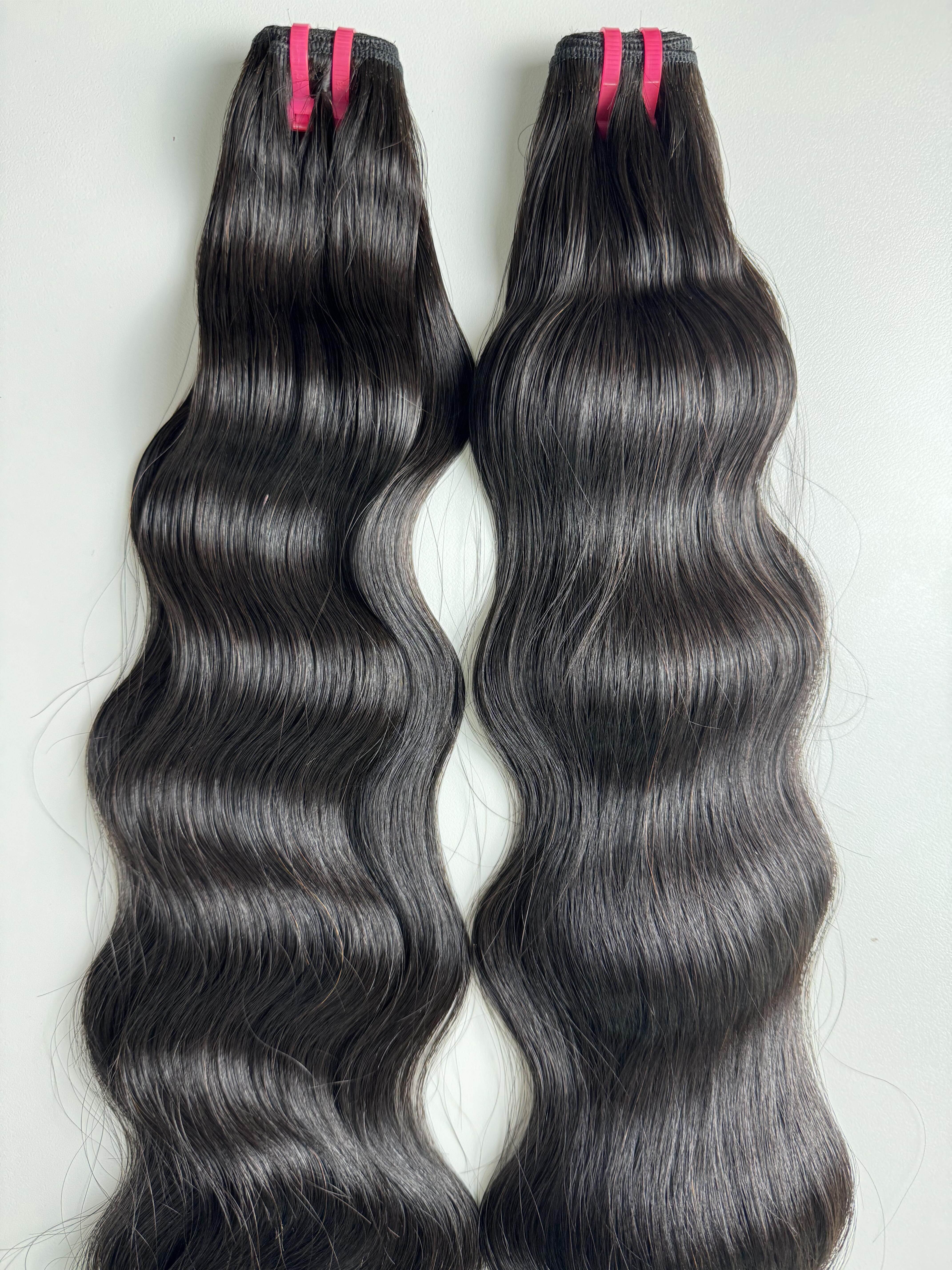 Best Selling Human Hair Extension Weft Hair Curly Vietnam Hair With Best Wholesale Price From Factory AZURA