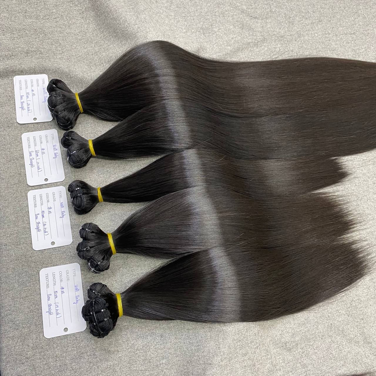 100% Human Hair From Vietnamese Mountain Women Virgin Hair Bone Straight Top 1 Wholesale Raw Hair Bundles Unprocessed