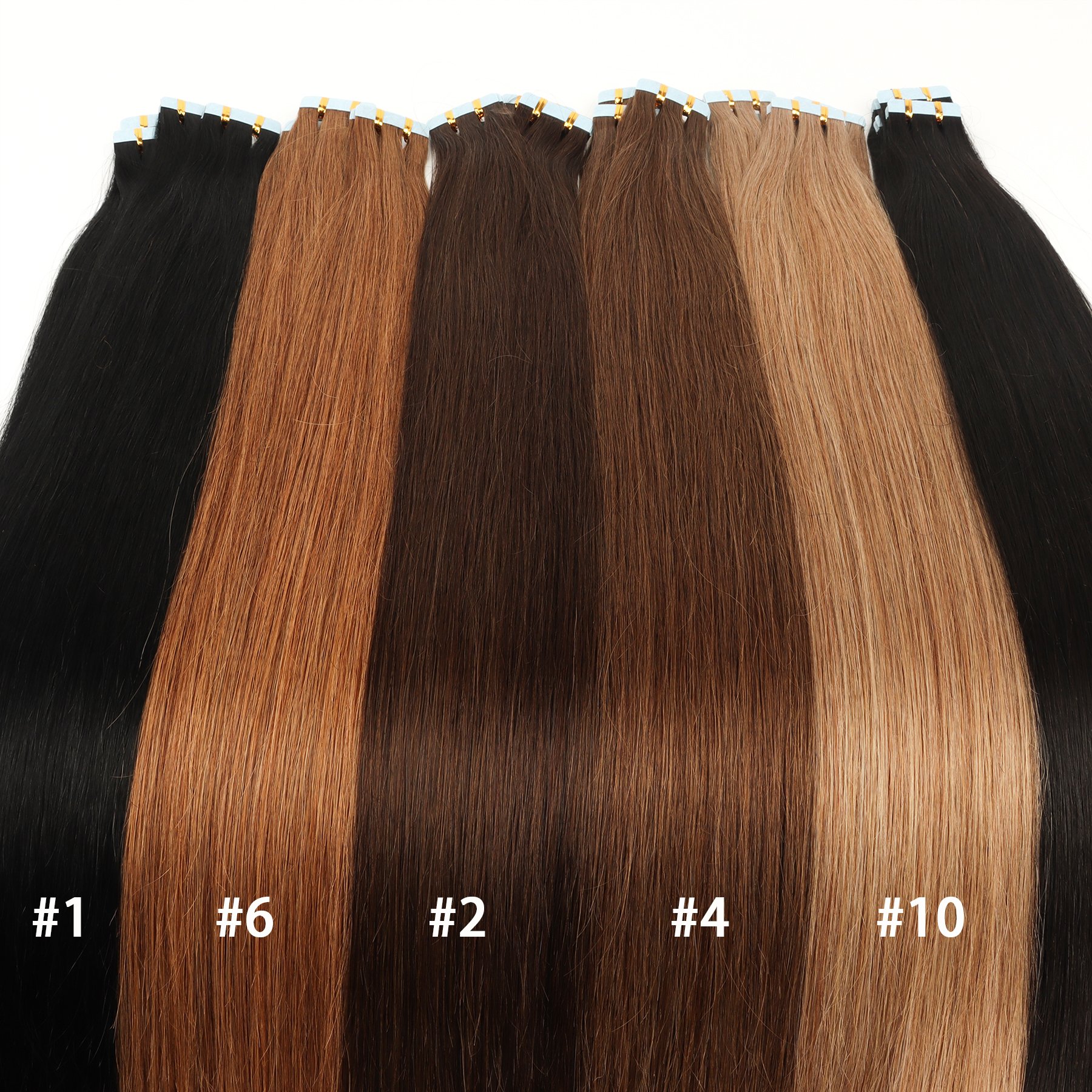 Top Quality Virgin Hair Tape In 100 Remy Human Double Drawn invisible Tape Hair Extensions in Stock