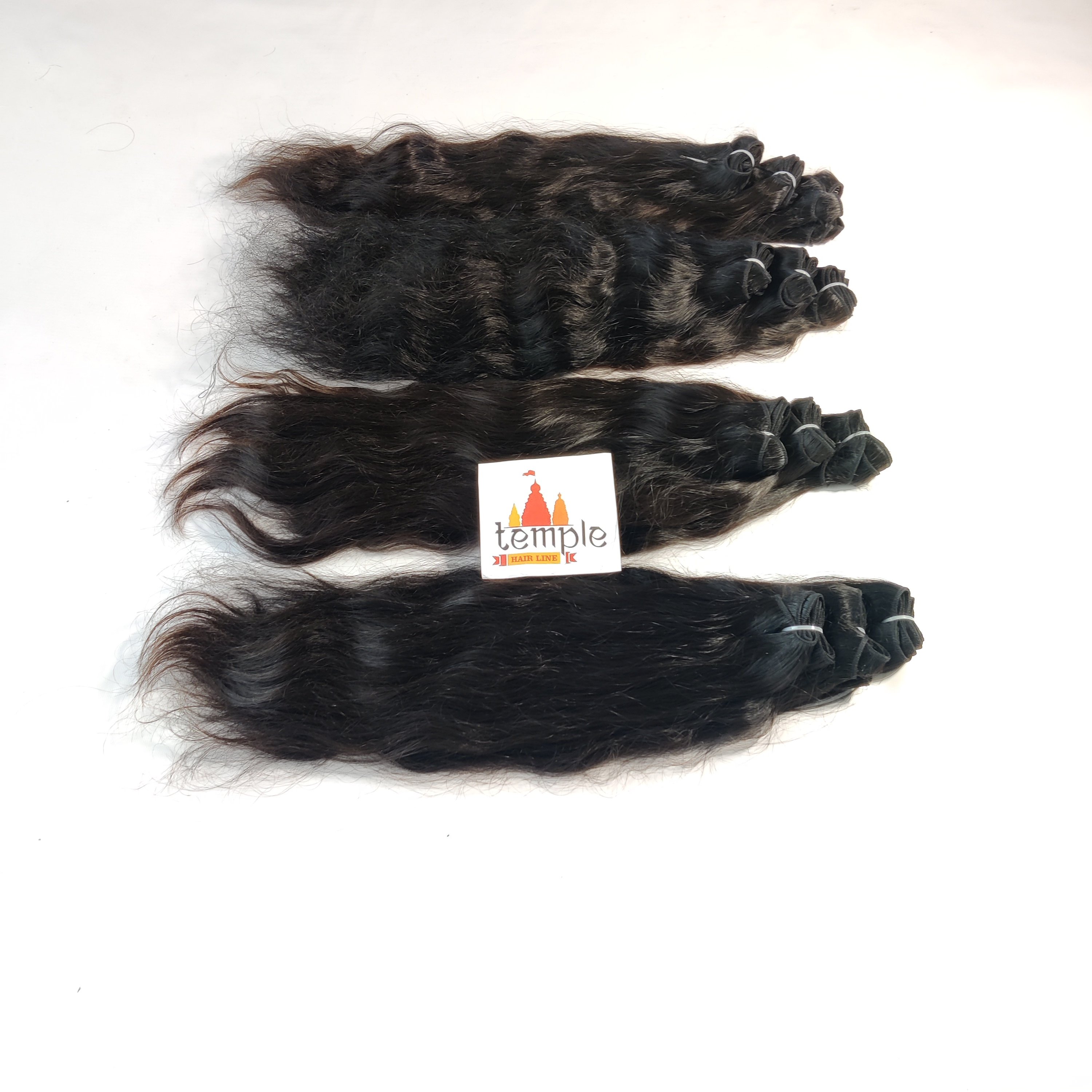 Cheap Indian natural bundle machine double weft cuticle aligned unprocessed silky human hair