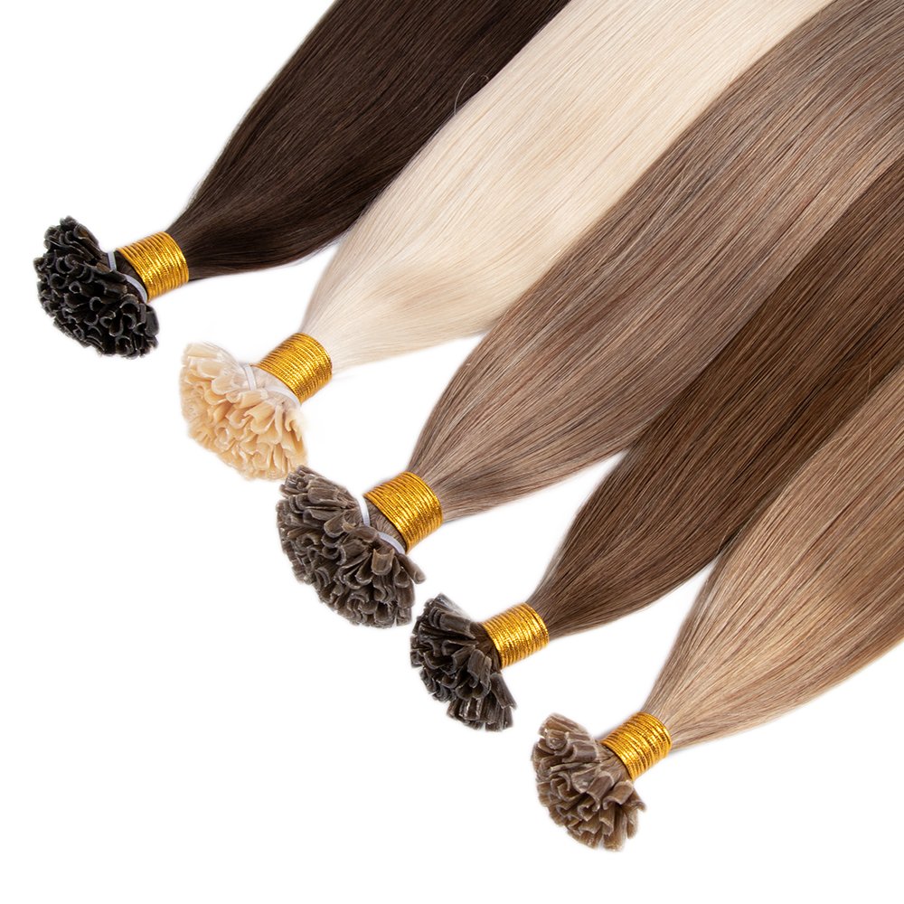 New Arrive Wholesale Raw U Tip Keratin Bonded Human Hair Extension U Tip Extensions
