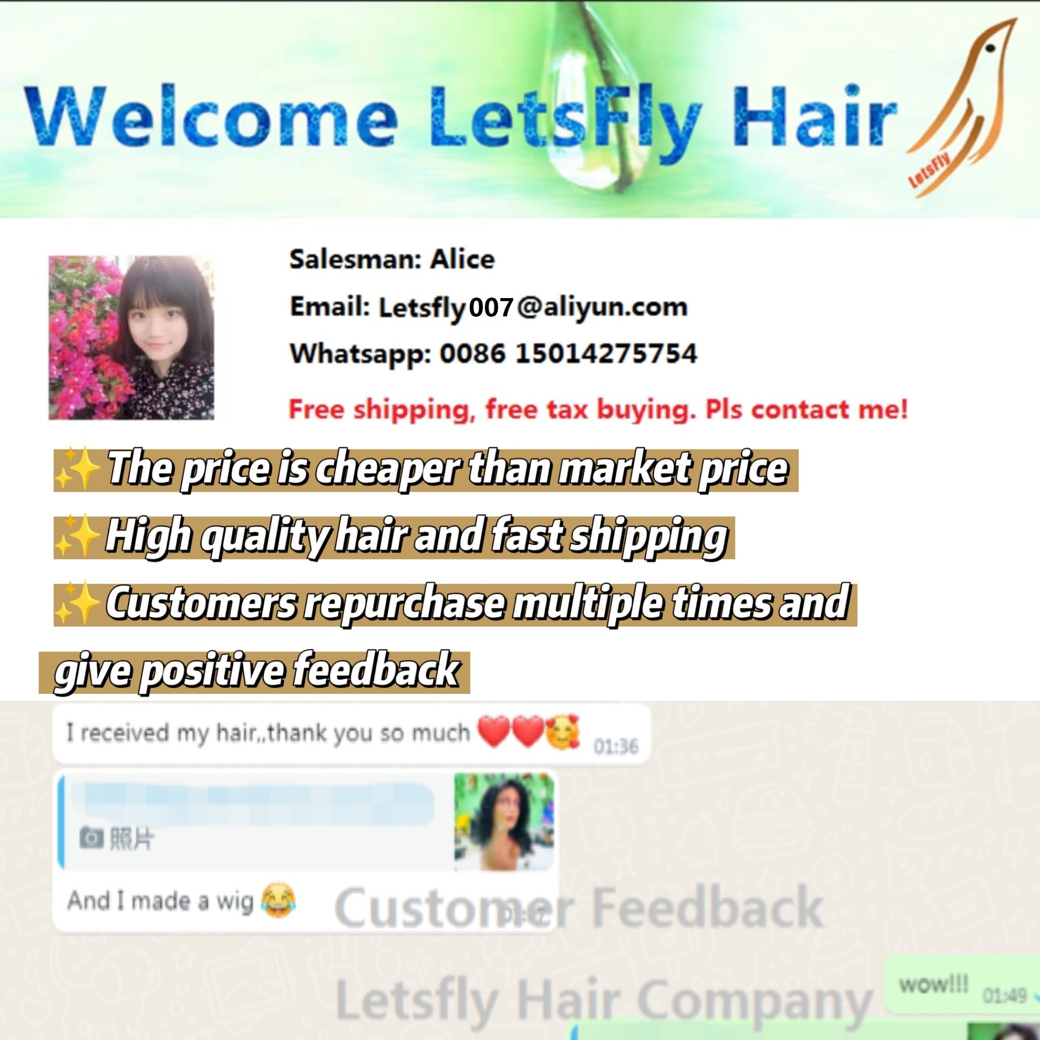 Letsfly Wholesale 10A Quality Human Virgin Hair Extensions Different Texture Natural Raw Hair Bundles Fast Shipping