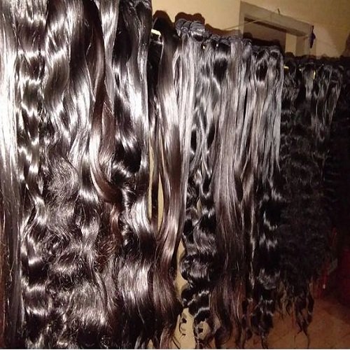 Wholesaler 100% Remy hair raw machine weft extensions 100 human hair virgin Indian Hair Big Stock for sale