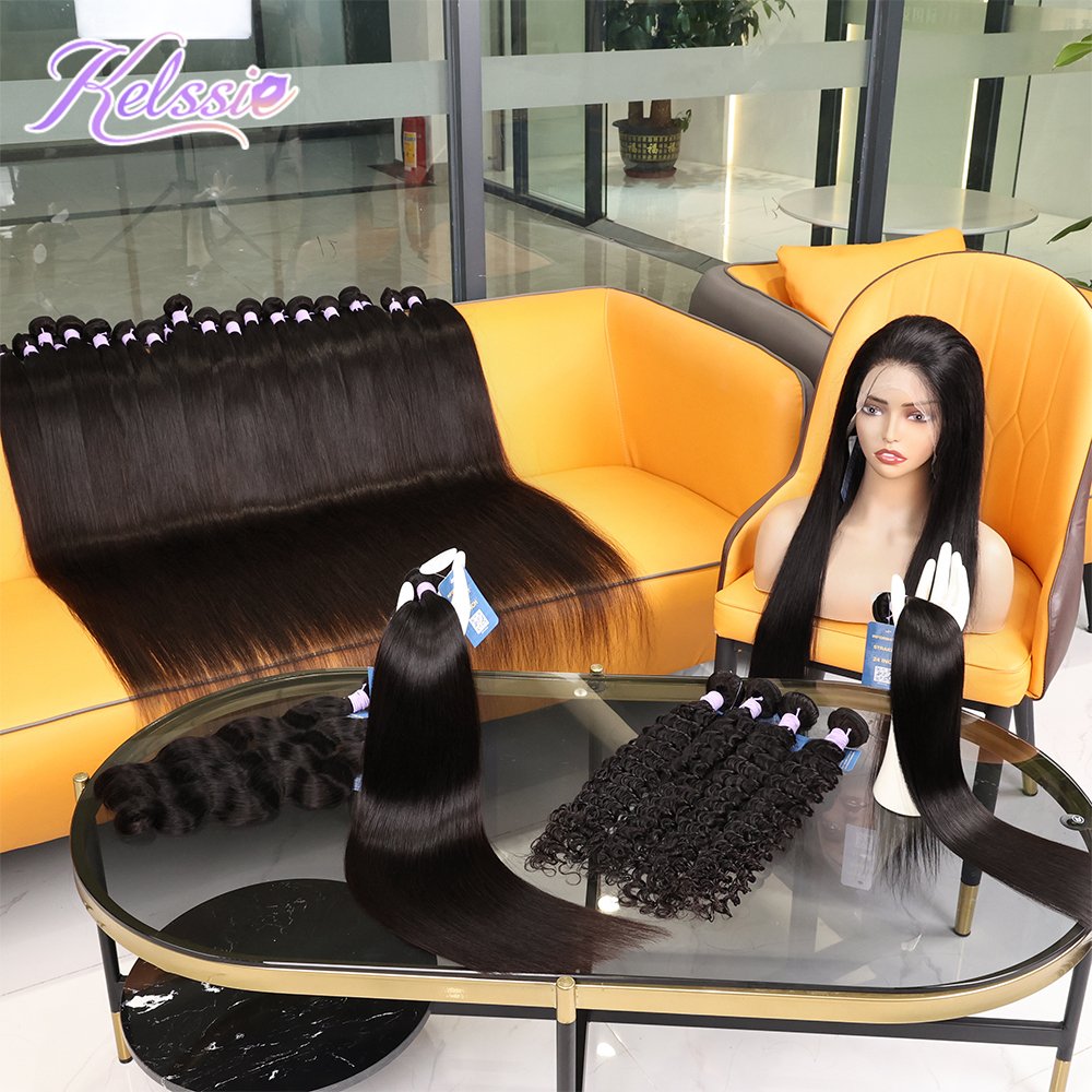 Wholesale 100% Raw Indian Human Hair Extension,10a Human Virgin Hair Bundle,Straight Wave Wigs Brazilian Hair Bundles Human Hair