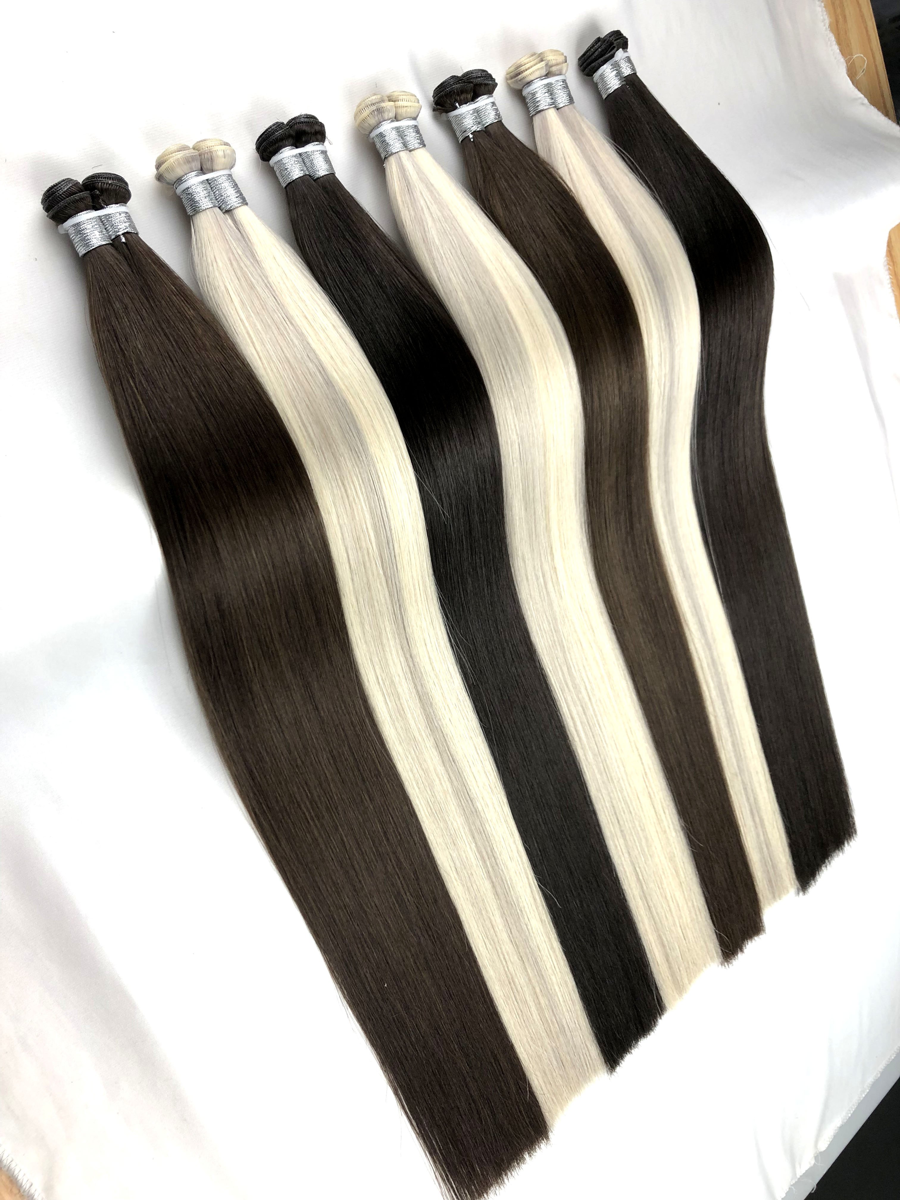 Ruikang Genius Weft 12A Virgin Unprocessed Hair 100%Human Hair Extensions