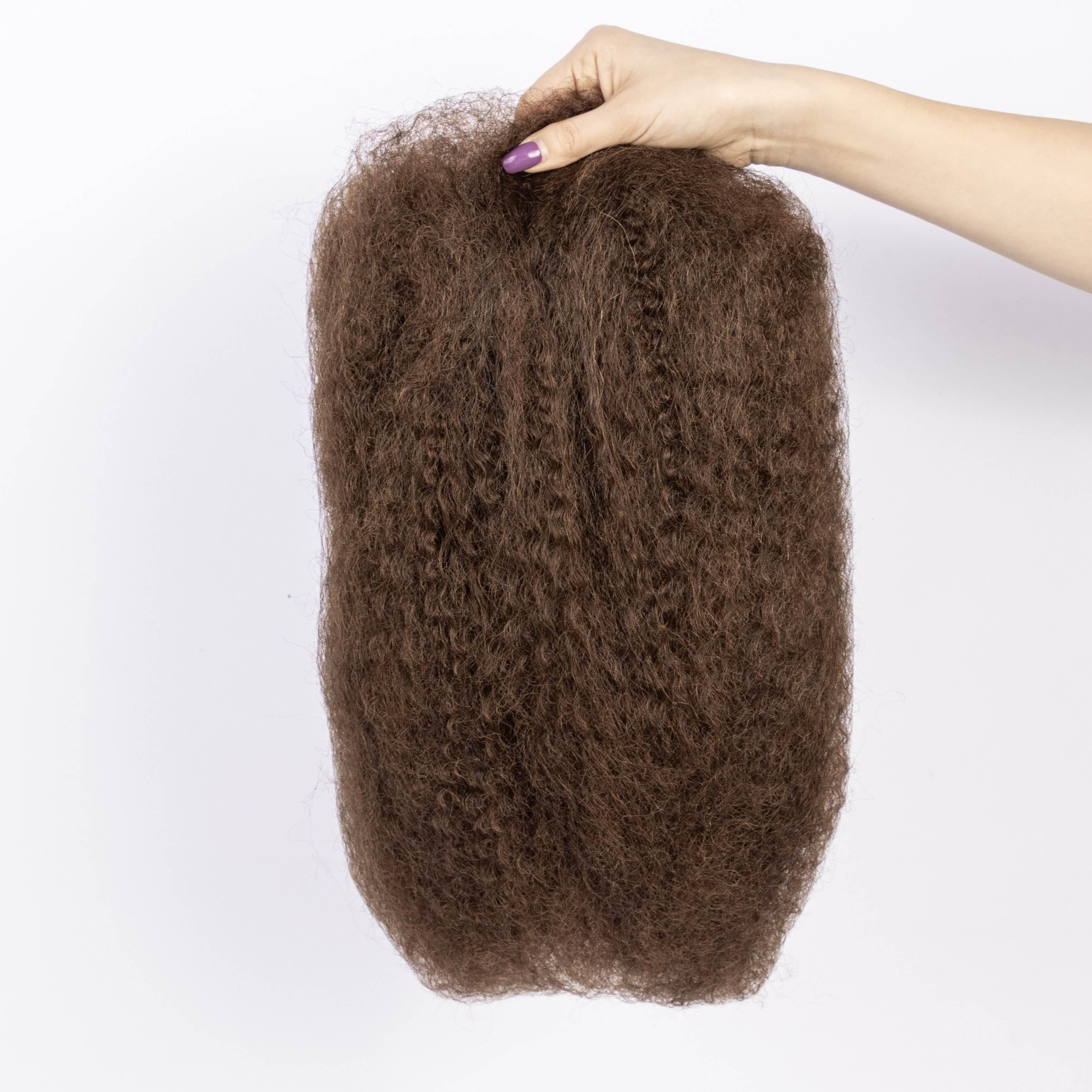 Hot Selling Afro Kinky Bulk Human Hair For Braiding Dreadlock Hair 30g 50g 100g Brazilian Kinky Curly Hair