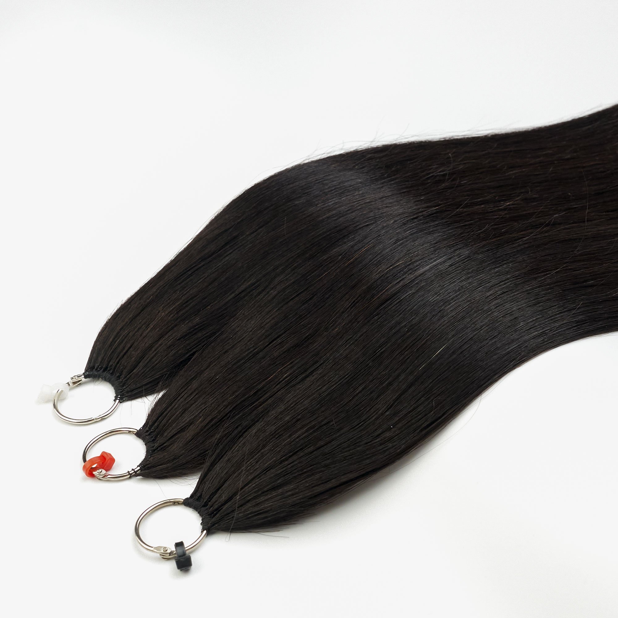 LongGuan Customization Wholesale Virgin Human Hair 100% Unprocessed Natural Color Straight Style Plume Hair Extensions