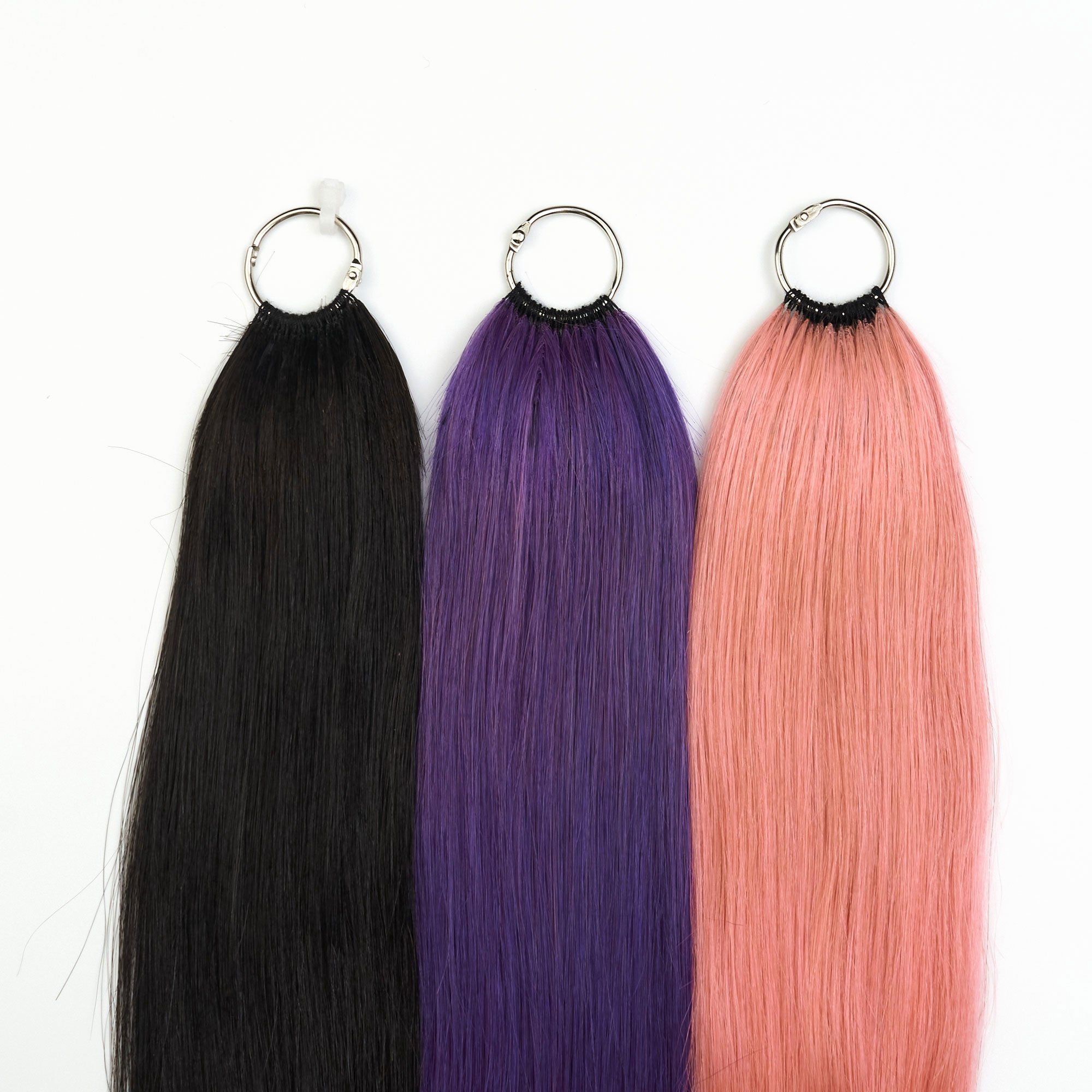 LongGuan Customization Wholesale Virgin Human Hair 100% Unprocessed Natural Color Straight Style Plume Hair Extensions