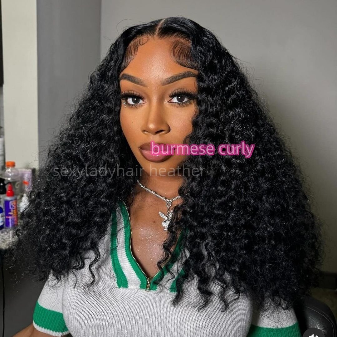 Burmese Curly Bundles Vietnamese Raw Human Hair Bundles Burmese Curly Hair 100% Unprocessed Human Hair Extension