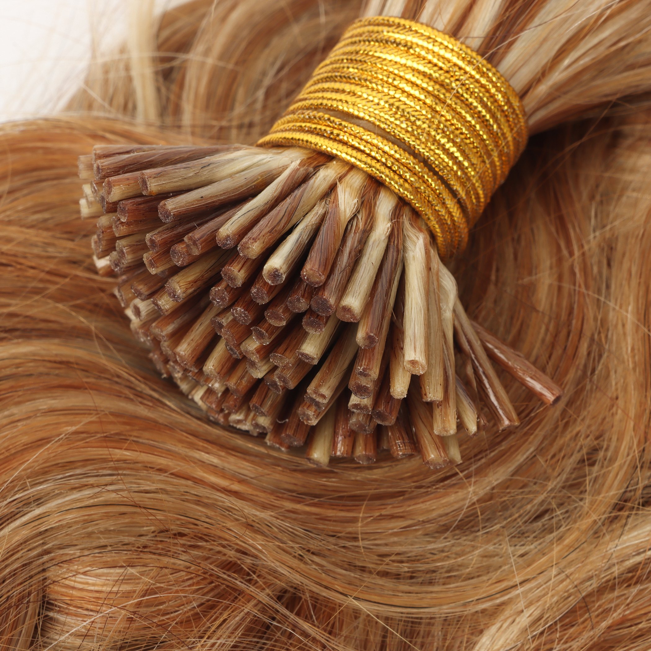 Wholesale Straight I Tip Hair Extensions Keratin Micro Link Virgin Natural Human Hair Extension
