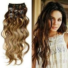 Human Hair Extensions premium quality 100% natural clip in hair extensions for women
