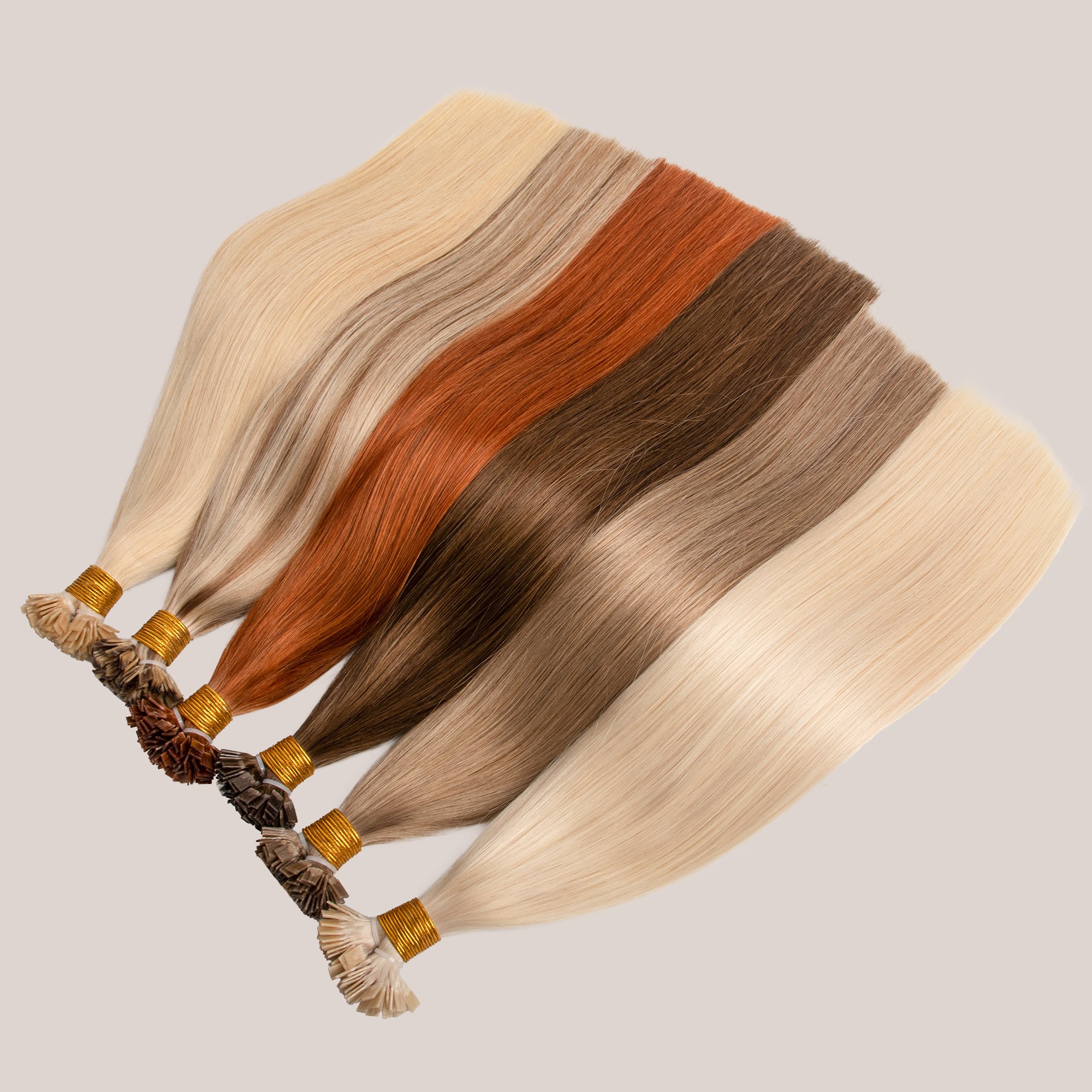 Wholesale Flat Tip Hair Extensions Pre-bonded Keratin K Tip Hair Extensions Human Hair