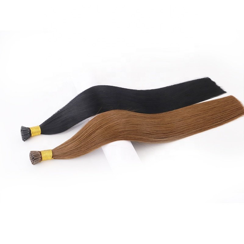 Cuticle Aligned Virgin Hair I Tip Extensions 20" Keratin Stick Human Hair Nano Tip Flat Tips Hair Extensions
