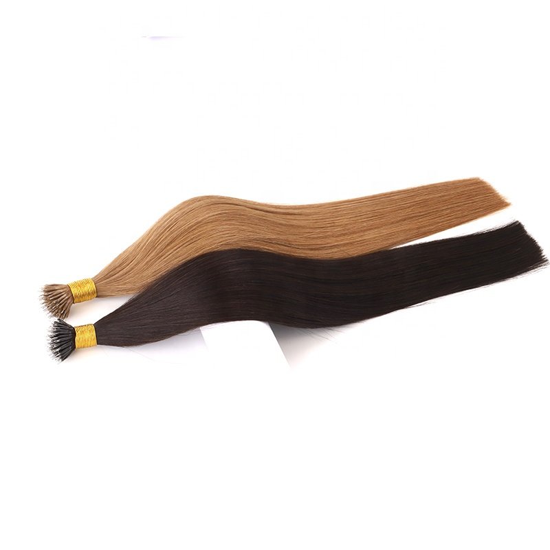 Cuticle Aligned Virgin Hair I Tip Extensions 20" Keratin Stick Human Hair Nano Tip Flat Tips Hair Extensions
