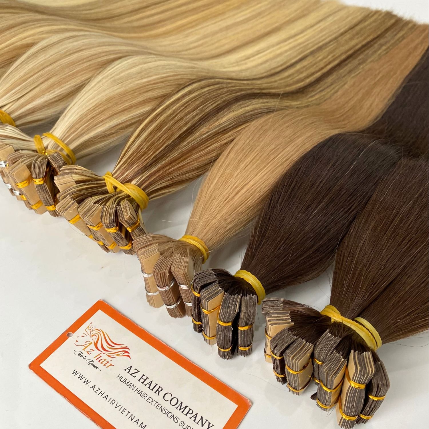 Top Quality Virgin Tape in Vietnamese Hair Extensions Double Drawn 100% Unprocessed No Tangle No Shedding
