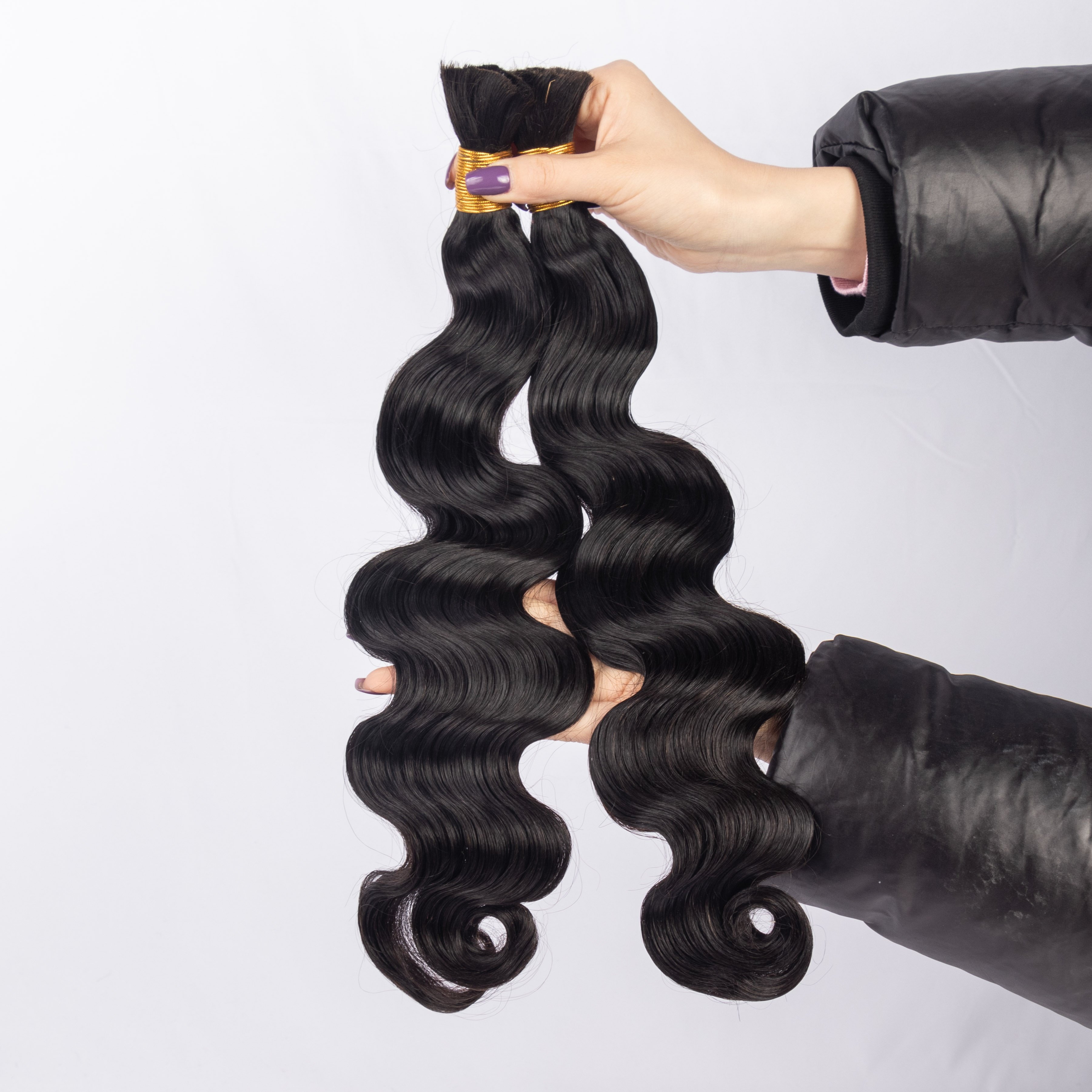 Hot Selling Body Wave Human Hair Bulk No Weft Wet And Wavy Bundles 12A Brazilian Virgin Bulk Hair For Braids