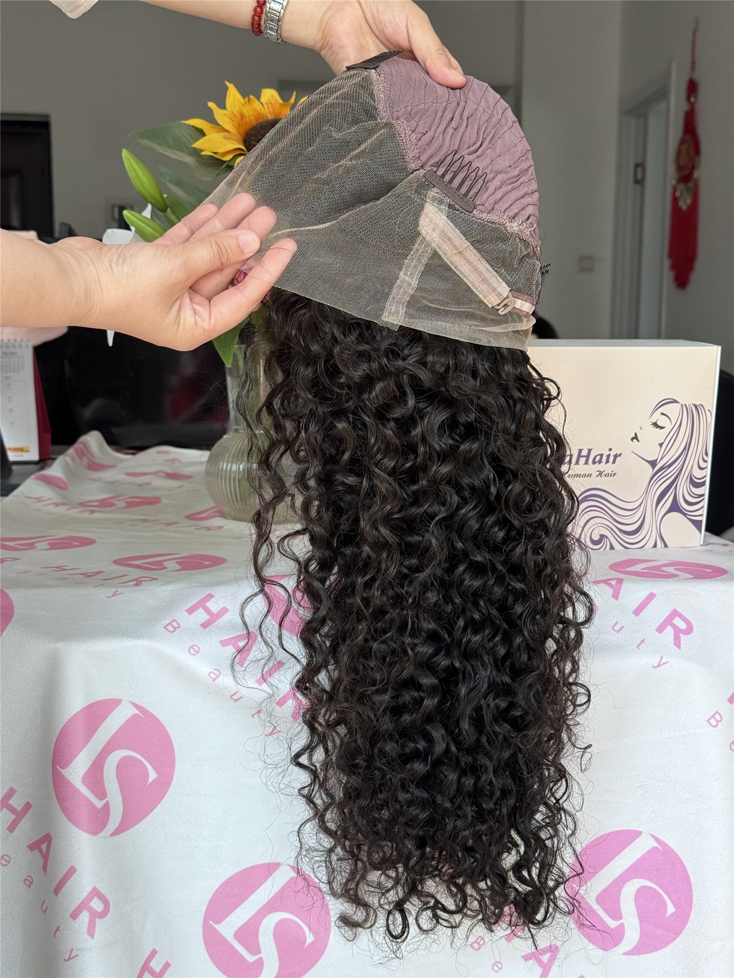 Glueless 360 Transparent Lace Straight Closure Wig Blonde Full Lace Wig Human Hair Hd Lace Frontal Wigs Natural Color