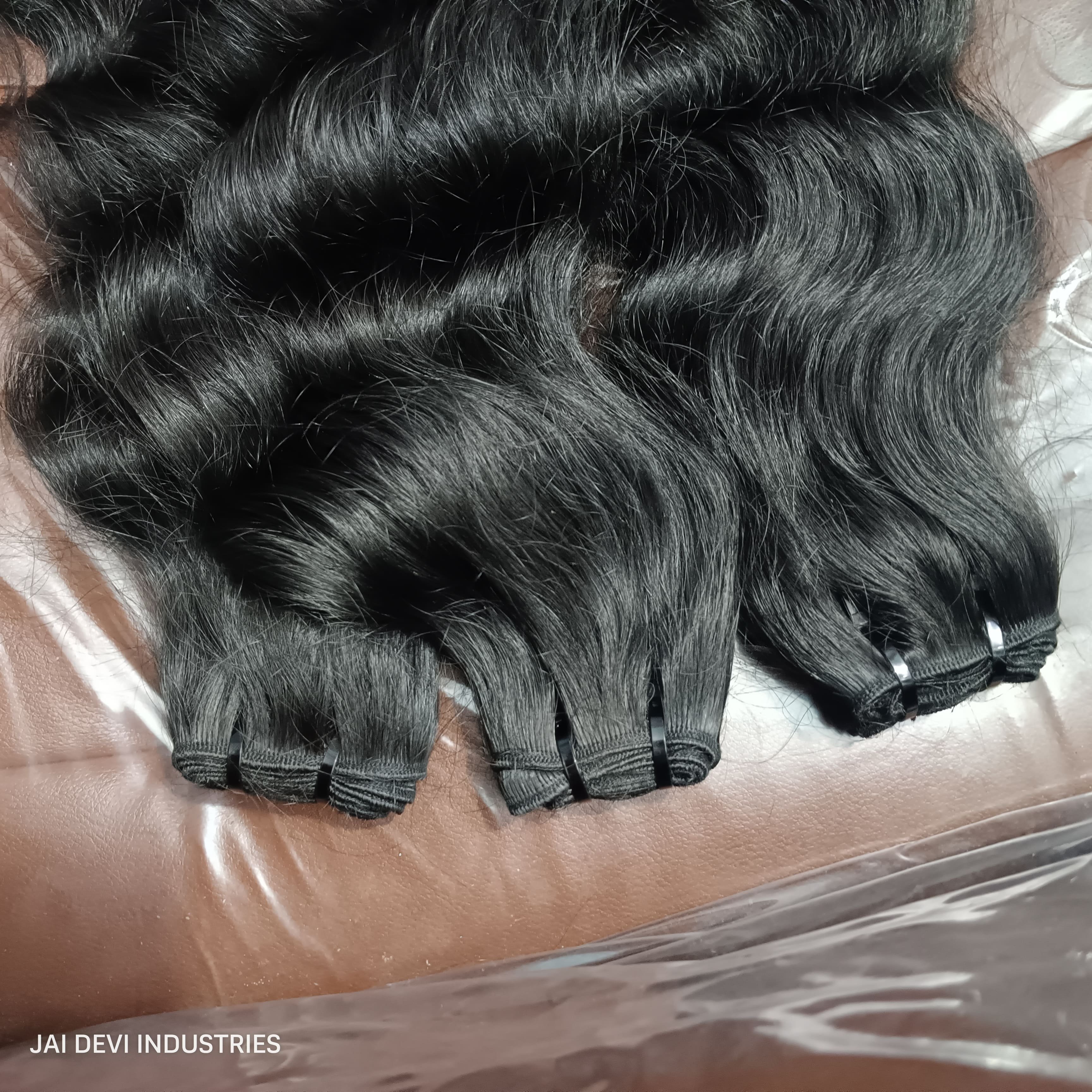 Directly India Hair Cheap Remy Virgin Human Hair Extensions-Unprocessed 1 Pack Wave Yaki Genius Weft Raw Bundles Natural Yaki