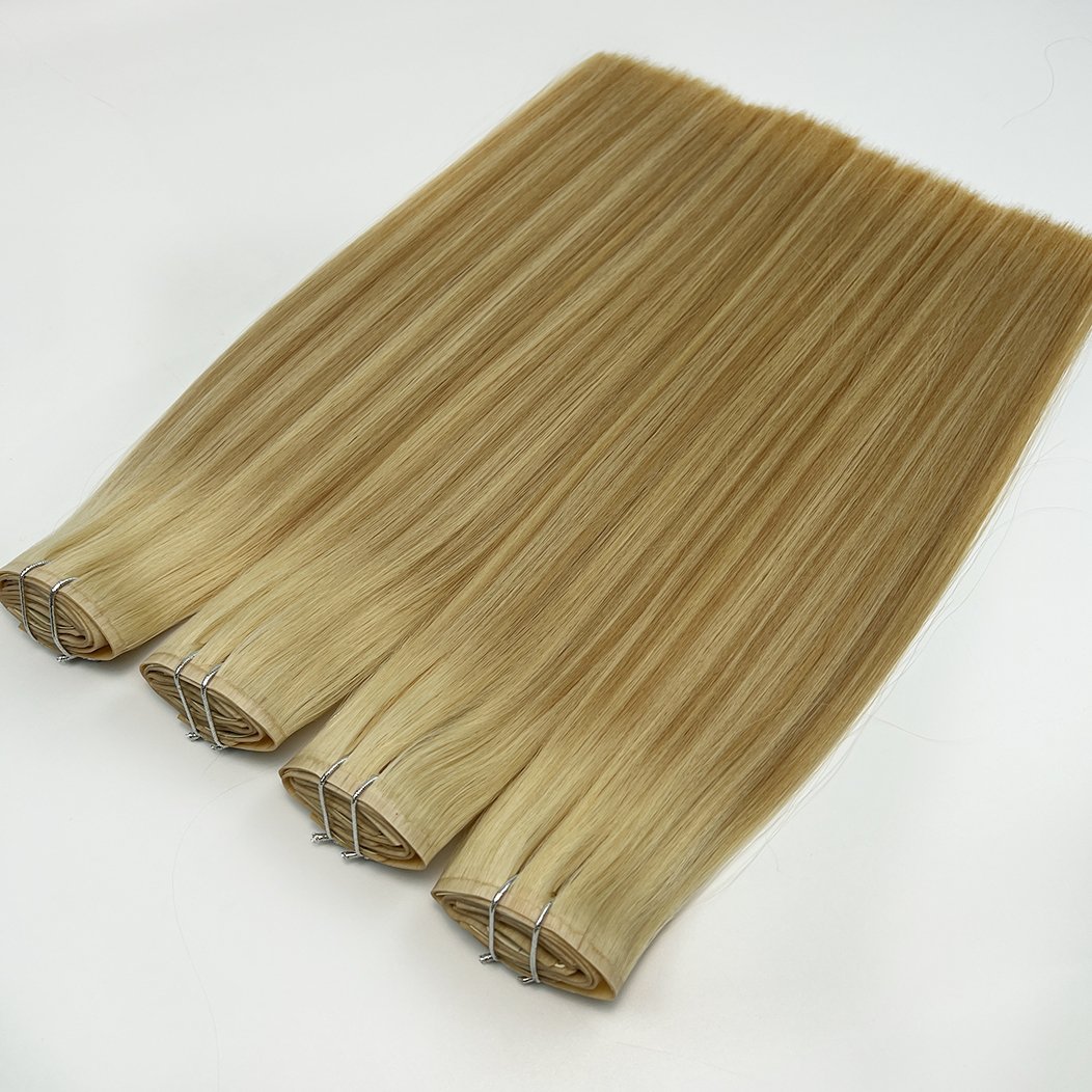 Factory Wholesale Luxury Top Quality Remy Human Hair Invisible Seamless Clip In Hair Extension 100% Human Hair