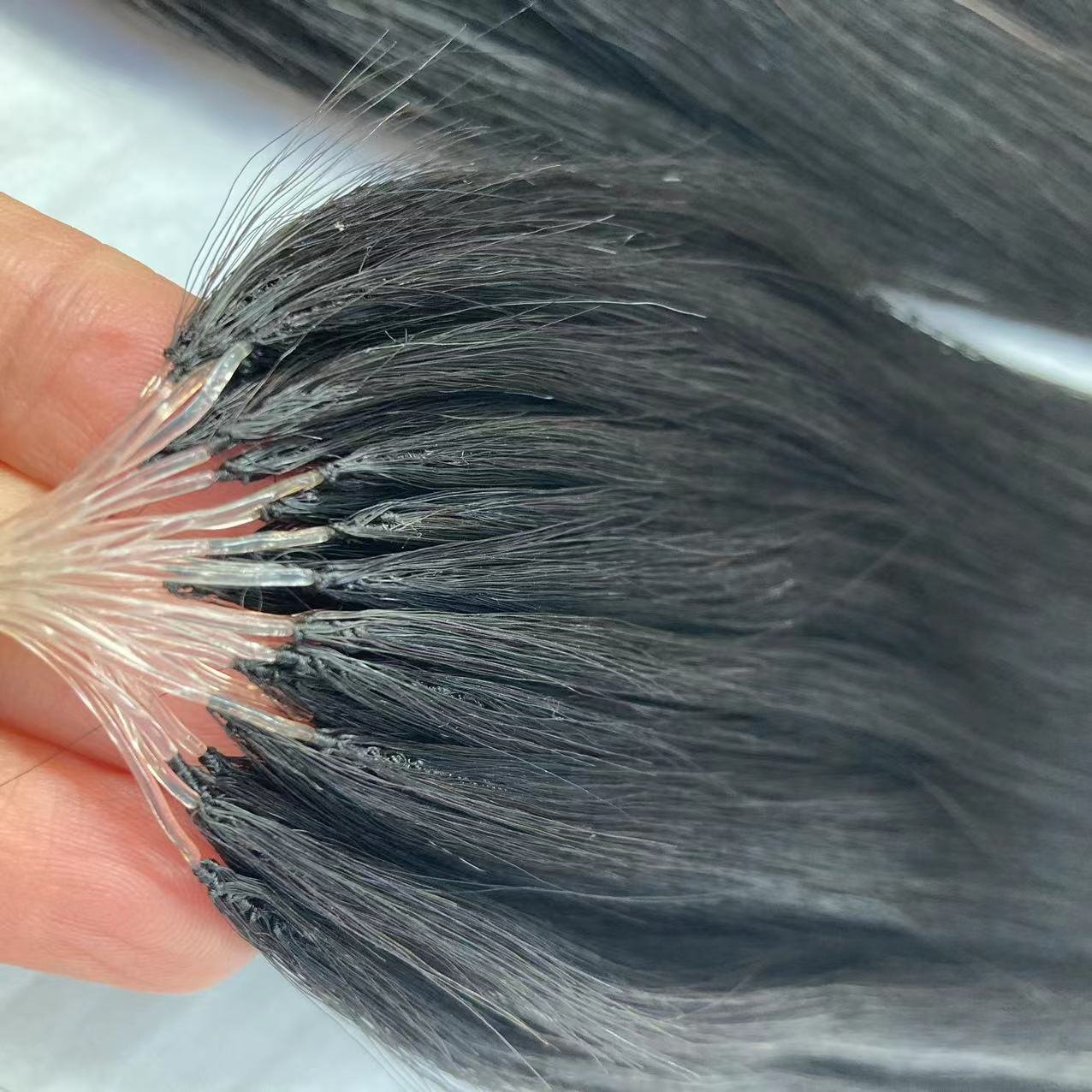 100% true virgin remy human hair Feather F-tip line Hair Extensions U/I/V/Nano Tip