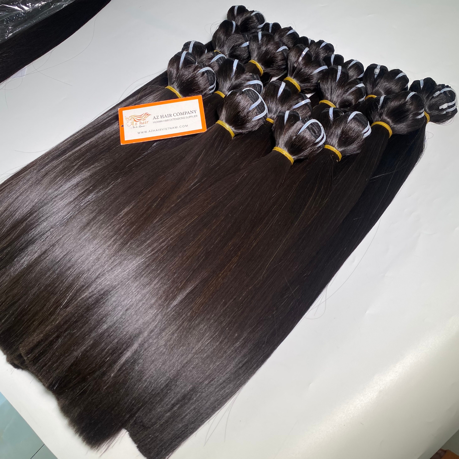 Real Vietnamese Human Straight Weft Hair Extensions Unprocessed Machine Bundles Full Length Best Selling Items