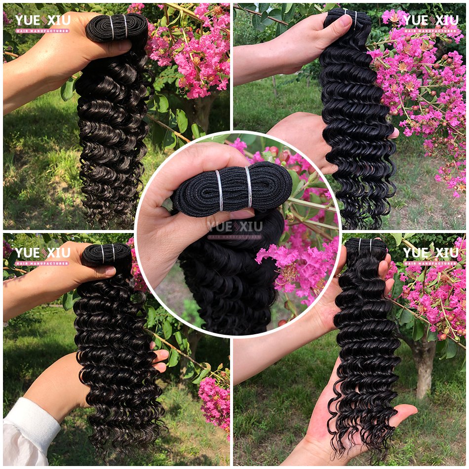 Brazilian Hair China Suppliers, Peruvian Deep Curly Wavy Hair Crochet Braids With Human Hair with Lace Frontal Cl